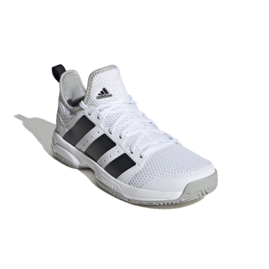 adidas Hallen-Indoorschuhe Stabil #22 weiss Kinder